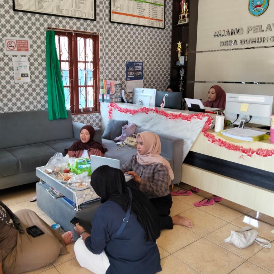 Menuju Lomba PHBS Tingkat Provinsi, Desa Gunung Ulin Matangkan Kelengkapan Administrasi